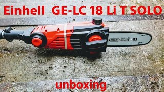 Einhell XChange GELC 18 Li T  Solo unboxing [upl. by Marybeth593]