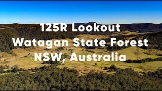 125R Lookout Watagan State Forest NSW Australia [upl. by Nonarb]