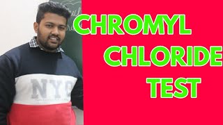 CHROMYL CHLORIDE TEST  d block elements  BHARAT PANCHAL SIR [upl. by Anirad]