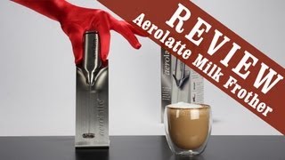 Aerolatte Milk Frother  Exclusive Review [upl. by Ecnarepmet128]