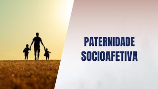 Paternidade socioafetiva [upl. by Enilemme595]