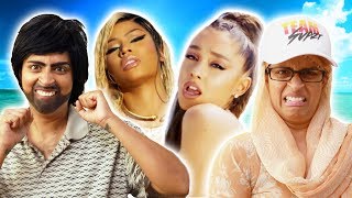 Nicki Minaj Ariana Grande  Bed  My Parents React Ep 29 [upl. by Ycats465]