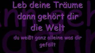 Luxuslärm  Leb deine Träume Lyrics [upl. by Gretel]