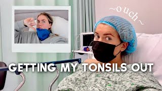 MY TONSILLECTOMY EXPERIENCE VLOG  Surgery amp Recovery [upl. by Eyllib]