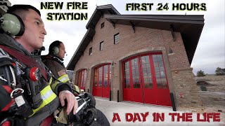 First 24 Hours in a New Fire Station  A Day in the Life [upl. by Enneyehc]