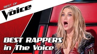 TOP 10  SHOCKING RAP auditions in The Voice [upl. by Nerak193]