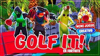 NUEVO GOLF IT EN FORTNITE  MINIJUEGO CREATIVO TEMPORADA 8 [upl. by Aikat966]