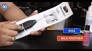 IKEA MILK FROTHER Review amp Battery Installation [upl. by Imoan]