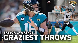 Trevor Lawrences Best Deep Throws  Jacksonville Jaguars [upl. by Geller377]