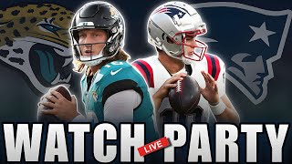 Patriots Vs Jaguars LIVE Watch Party  PlayByPlay  Reactions [upl. by Gnuh]