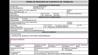 Advogado Trabalhista Termo de Rescisão de Contrato de Trabalho TRCT 🔎 [upl. by Milton464]