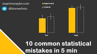 Ten Statistical Mistakes in 5 Min [upl. by Enaz923]