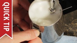 How to AutoFroth Milk for Lattes [upl. by Margo]