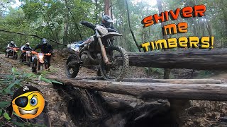 SHIVER ME TIMBERS Yamaha WR250R KTM Watagan State Forest Adventure Motorcycle Riding [upl. by Anawt]