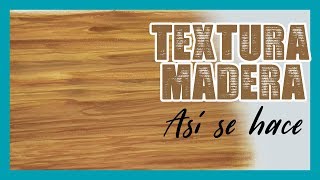 Como Pintar Textura De Madera Muy Fácil  IDEAS EN ACRÍLICO [upl. by Esirrehc]