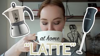 HOW TO MAKE A quotLATTEquot AT HOME moka pot  frother [upl. by Euqcaj828]