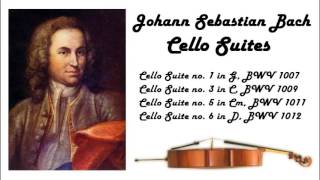 Johann Sebastian Bach  Cello suites in 432 Hz great for reading or studying [upl. by Purington]