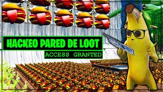 HACKEAMOS PARED DEL LOOT 1000 COFRES FORTNITE MINIJUEGOS [upl. by Sternberg934]