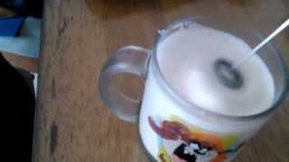 Aerolatte Review Frothing Cold Milk In Under 1 Minute [upl. by Ailey634]