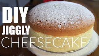 DIY JIGGLY Japanese Cotton CHEESECAKE Recipe  You Made What [upl. by Netaf]